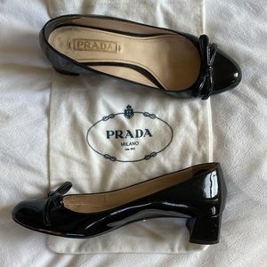 Prada Patent Ballet Pumps